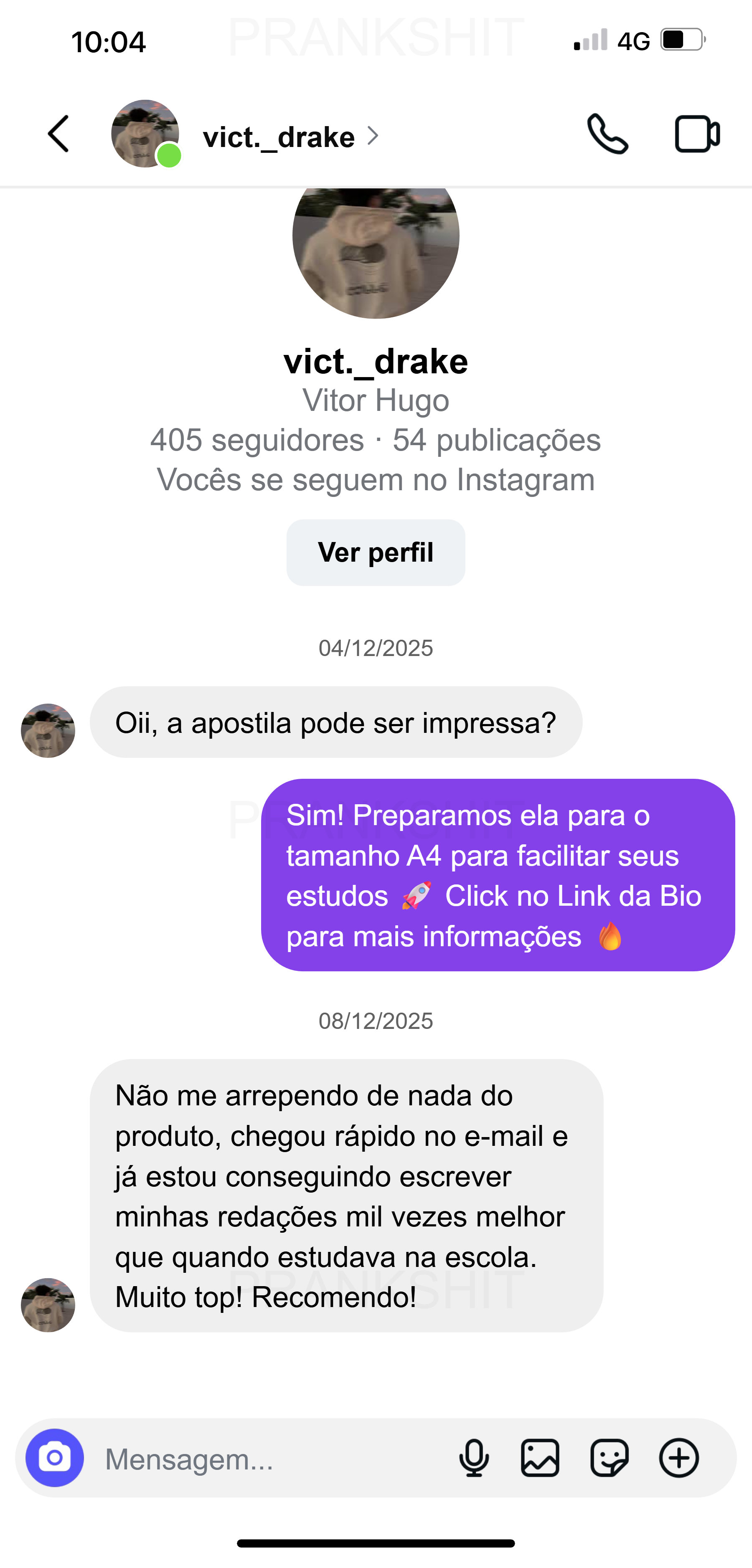 Feedback Instagram 2